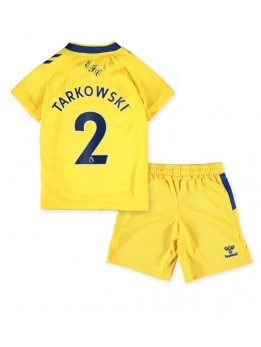 Everton James Tarkowski #2 Ausweichtrikot für Kinder 2022-23 Kurzarm (+ Kurze Hosen)